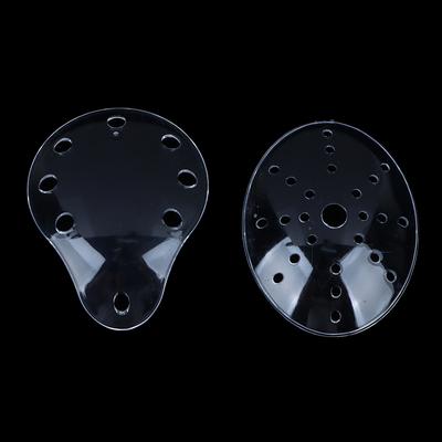 Eye Protection Eye Shield Breathable Single Eye Shield Porous Plastic Transparent Eye Shield Ophthalmic Oval Eye Shield