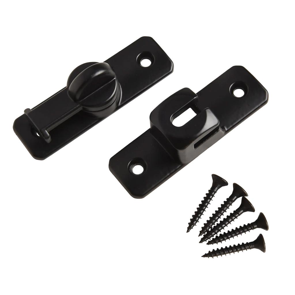 1 stücke Schiebetürriegel Home Security Riegelbolzen Zinklegierung 90 180 Grad Einfach Installieren Schloss Badezimmer Schiebetürriegelriegel