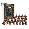 Multifunctional Holiday Decoration Surprises Family Ape Man 24-Day Countdown Advent Calendar Themed With Christmas Festival