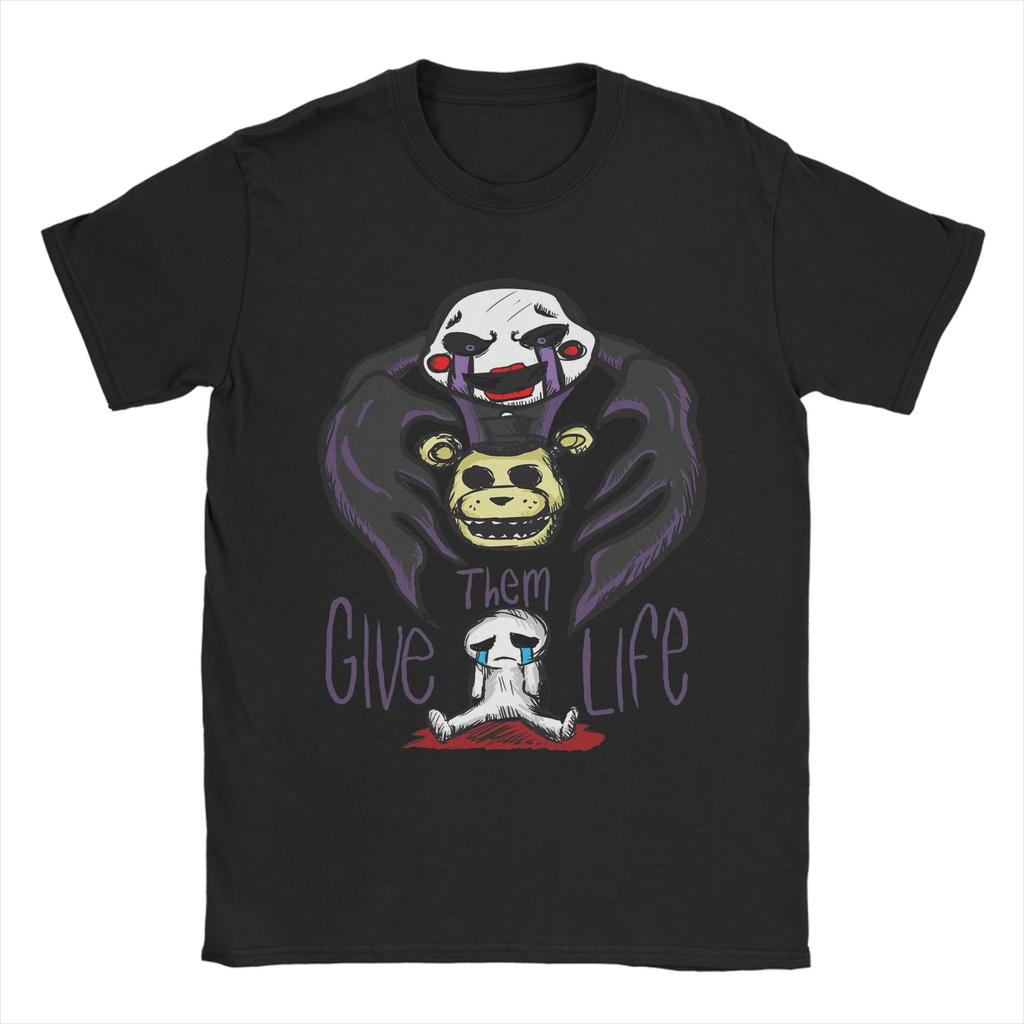 FNAF At Freddys Springtrap Unisex T-Shirts Lustige T-Shirts Kurzarm Rundhals T-Shirts Reine Baumwolle Große Größen Kleidung