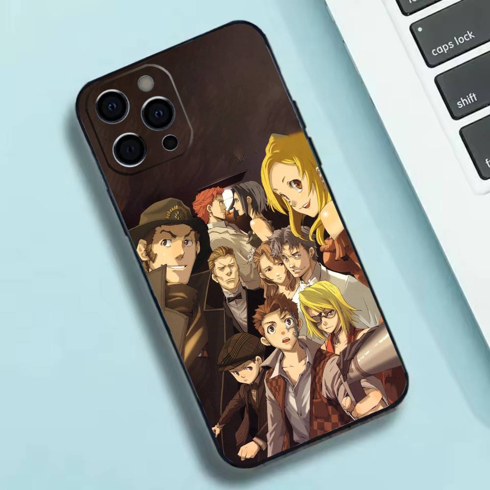 B-Baccano Wallpaper Phone Case Silicone Soft For IPhone 17 16 15 14 13 12 11 X XR Plus Pro Max Plus