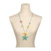Trendy Summer Starfish Shell Flower Pendant Long Necklace For Women 2026 New Beach Vacation Vintage Charm Y2K Jewelry Accessorie