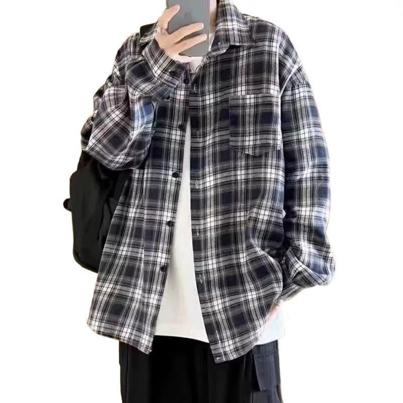 

Мужская осенне-зимняя хлопковая куртка - Повседневный лоскутный кардиган с капюшоном, свободного кроя для пар. L (55kg-65kg)