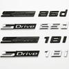 3D sDrive 18i 25d Auto Znak Odznak Pro X1 X2 X3 X4 Z4 Zadní Kufr Nápis Logo Lesklý Černý Chromový Samolepka Příslušenství