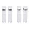 2Pairs Breathable Toe Mid Calf Socks Sweat Absorption Toe Separator Socks Two Toe Tube Socks  Women