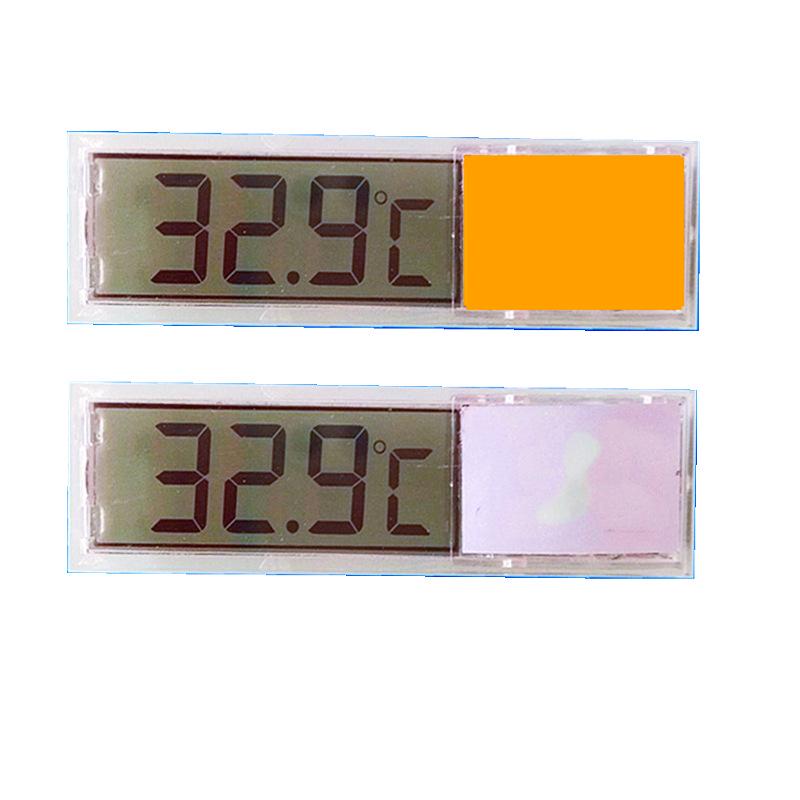 High-Precision Transparent Stick-On LCD Aquarium Thermometer