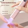 Nails Lamp with Base Portable Nail UV LED Lamp Rechargeable Nails Gel Polish Drying UV Lamp for Nails Art Desk Stand