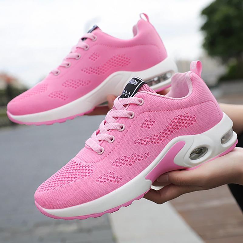 Women Sport Sneakers Shoes Casual Breathable Running Shoes Soft Soles Girls Shoes