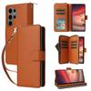 For Samsung Galaxy S25 Ultra Case Zipper Pocket PU Leather Cover with 9 Card Slots