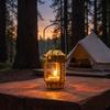 Aluminum Alloy Tealight Candle Lantern Lightweight Camping Lantern  Camping Outdoor