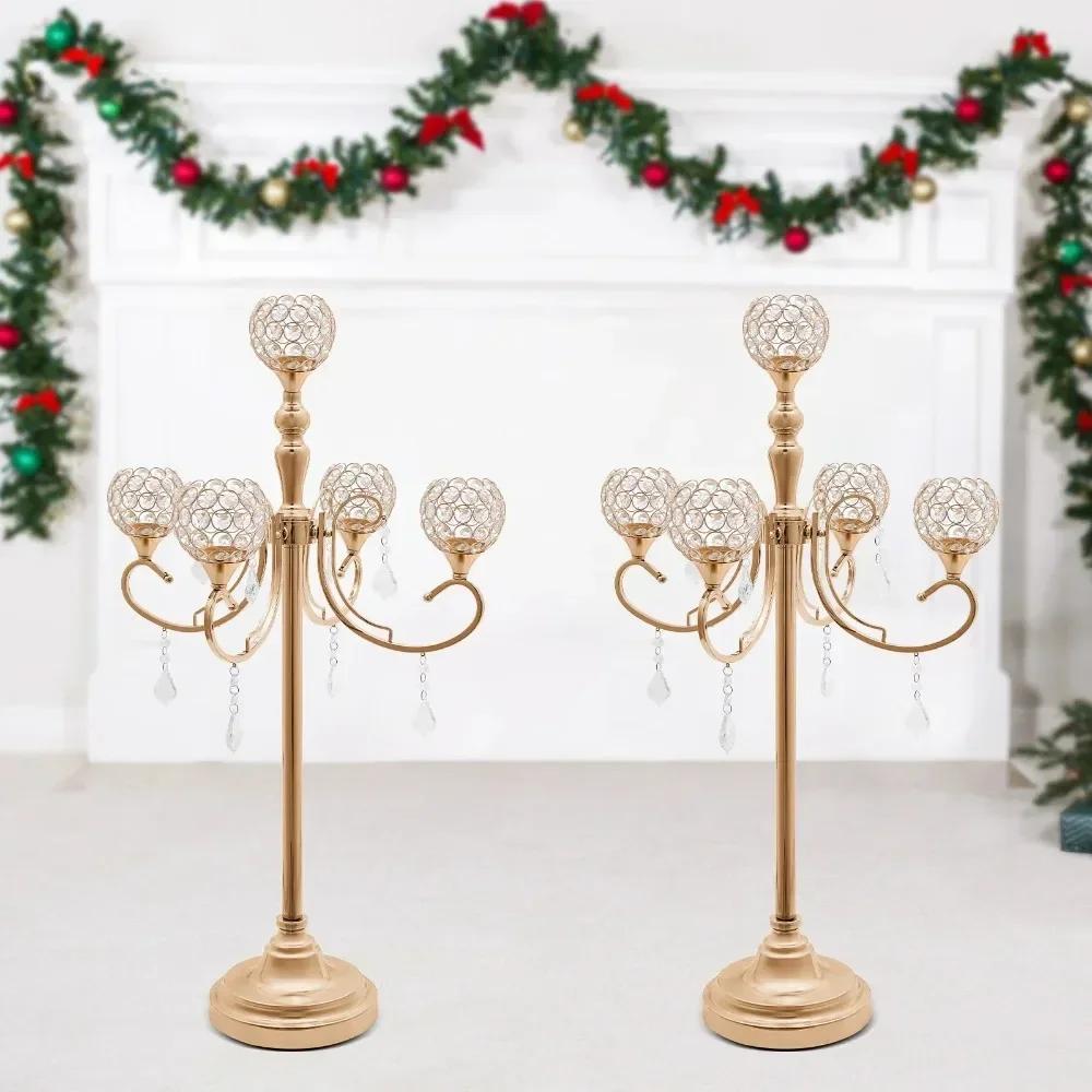 

Кристальный канделябр на 5 свечей, центральный элемент, подсвечник, центральный элемент-канделябр United States