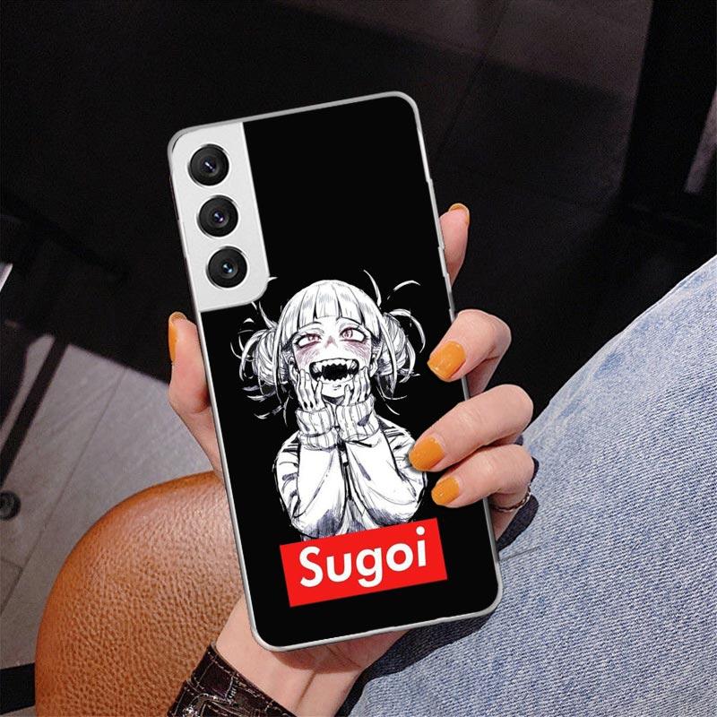 Sugoi Senpai Japanese Anime Waifu Phnoe Case for Samsung Galaxy S26 S25 Edge S23 S24 Ultra S22 Plus S21 S20 FE Unique Cover Soft