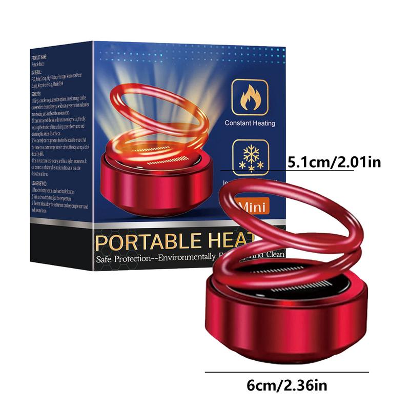 Auto-Entfroster Rotierender Doppelring Autoheizung Entfeuchter Solarbetriebene Auto-Luftheizung Aromatherapie-Diffusor Für SUV Wohnmobil Limousine Sport