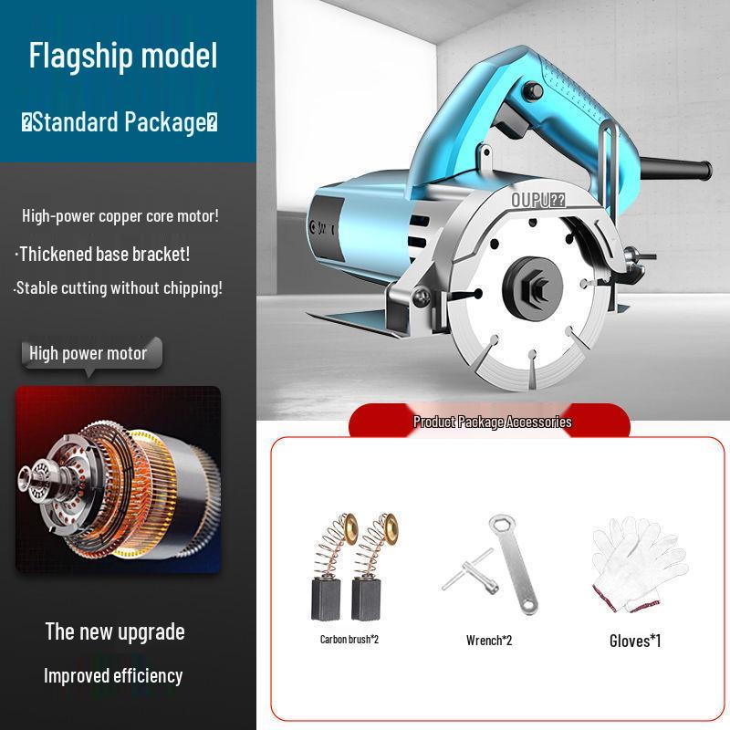 Hochleistungs-Multifunktions-Handtrennschleifer für Fliesen, Stein und Holz