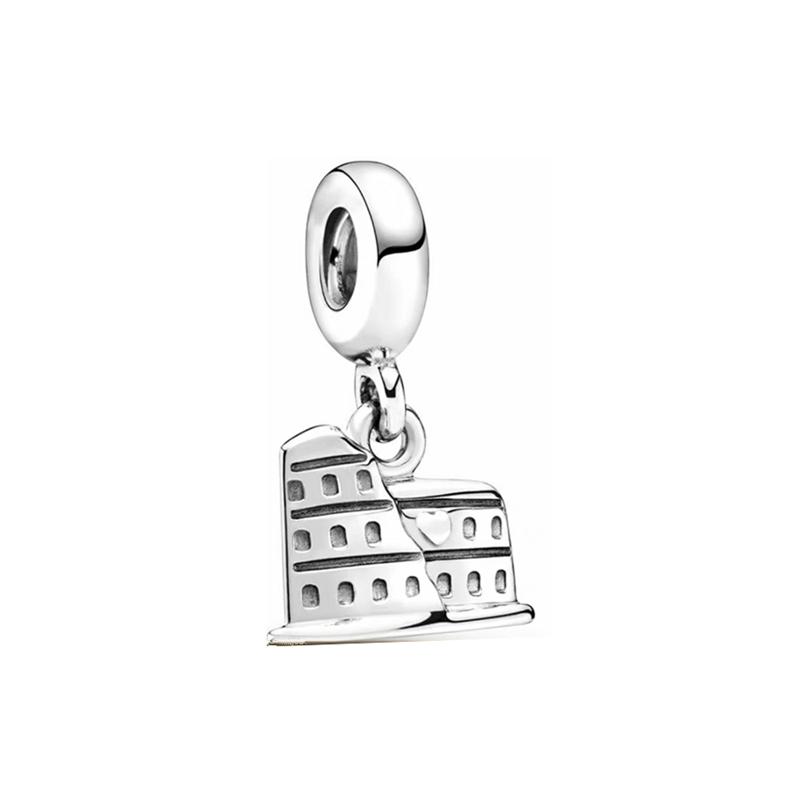 DlY Jewelry Gift Paris Eiffel Tower Charm 15th 21th 50th Celebration Dangle Bead Fit Europeans Silver Bracelet