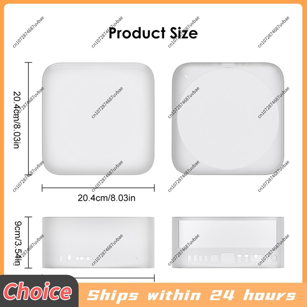 Silicone Case for Apple Mac Studio 2026 Shockproof Soft Skin Cover Anti-scratch Silicone Sleeve Waterproof Protection Case