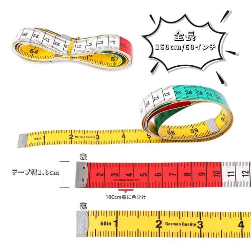 Tape Measure, Inch, Double-Sided Graduations, 150cm/60inch, Tailor's Tape Measure, Sewing Tape Measure, Auto Tape Measure, Three Sizes, Long Tape Meas