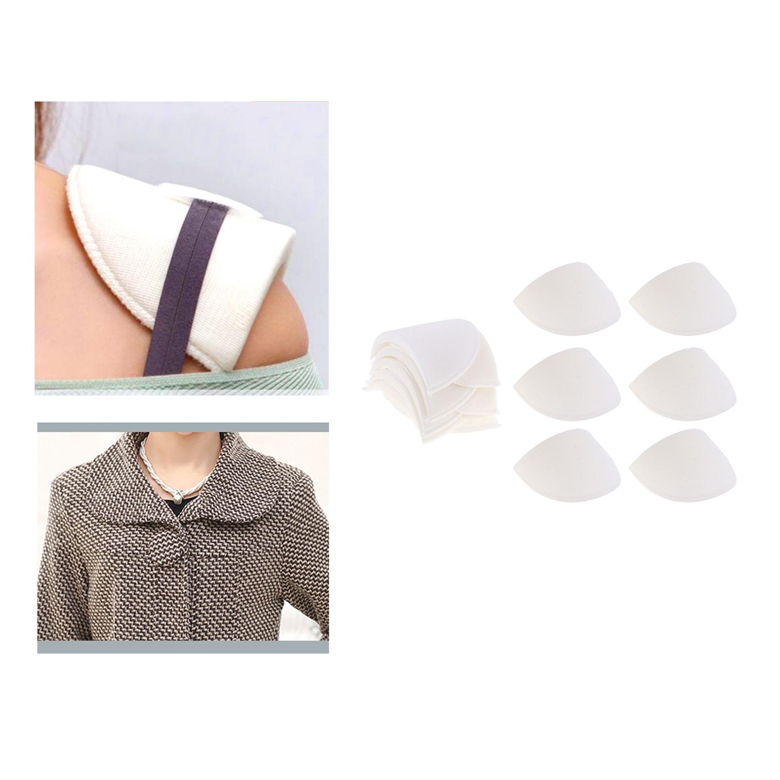 

Durable Sponge Shoulder Pads for Womens Clothing Lingerie Sewing and Adult Football Gear белый