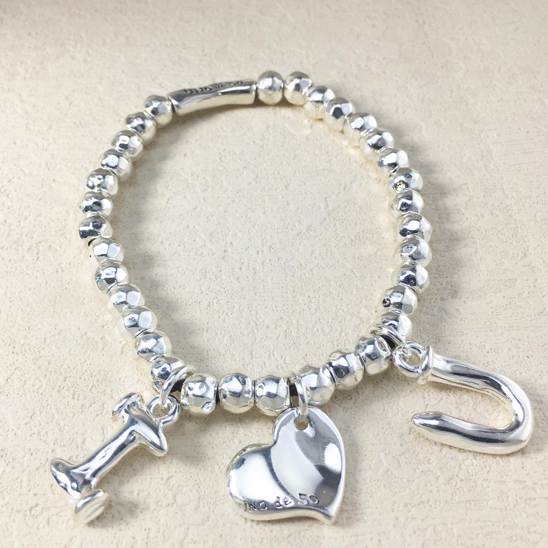 2024 UNOde50 Exquisite Romantic Pendant Bracelet: European & American Fashion Gift for Women