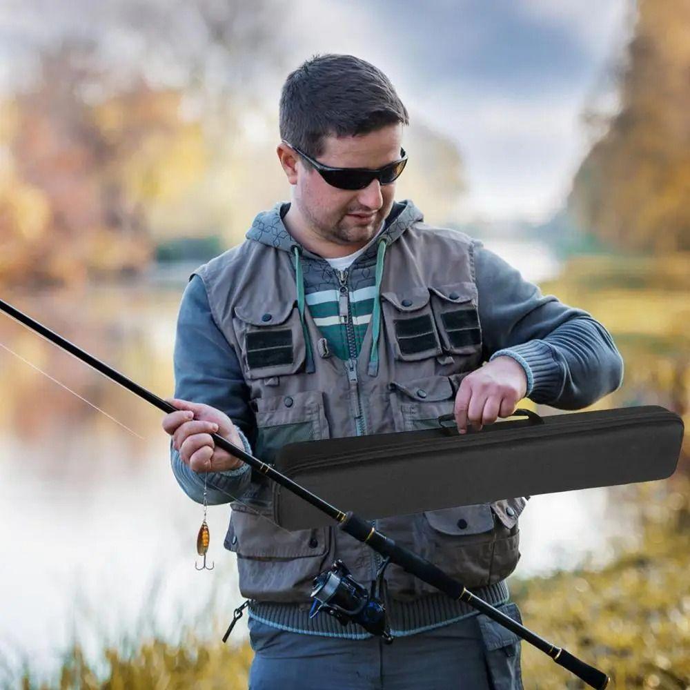 With Shoulder Strap Fishing Rod Bag Anti Shock Fishing Rod Holder Carry Bag for Rod Tackle Bag