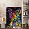 Animal Painting Canvas Wall Art With Handdrawn Design For Living Room Decor