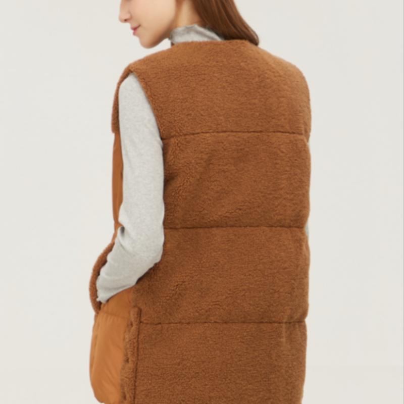 Benetton Benetton Dumble Colorblocked Long Down Vest Jumper Bapdg7361 Br