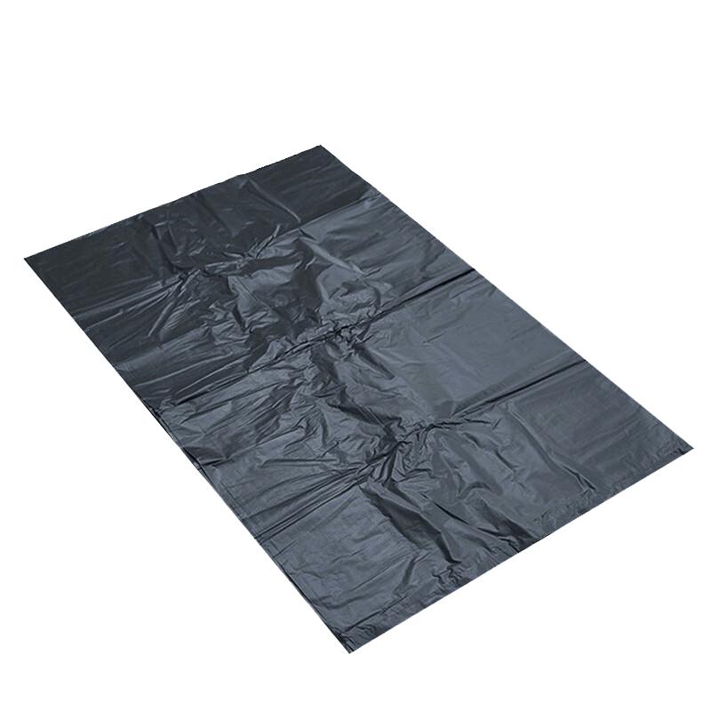 Heavy-Duty Black Flat-Mouth Commercial Garbage Bags