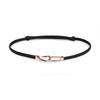New Adjustable Women's Circle Buckle Belt, Thin Belt, Sweet Dress, Belt Buckle, Versatile Hook Buckle