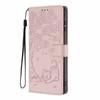 Applicable To iPhone17 Leather Case, Samsung S26 Tree Cat Pattern Card Wallet Protective Case Redmi K90 Solid Color
