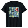 Strohhut Piraten Vollständige Crew One Piece T-Shirt Anime Gruppe Grafikdruck Rundhalsausschnitt Weich Vielseitig Trendige Streetwear Tops