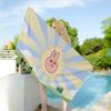 My F-Friend Pink Rabbit Funny Anime Beach Towel Colorful Bath Towels For Girl Microfiber Quick Dry Custom Sand Free Beach