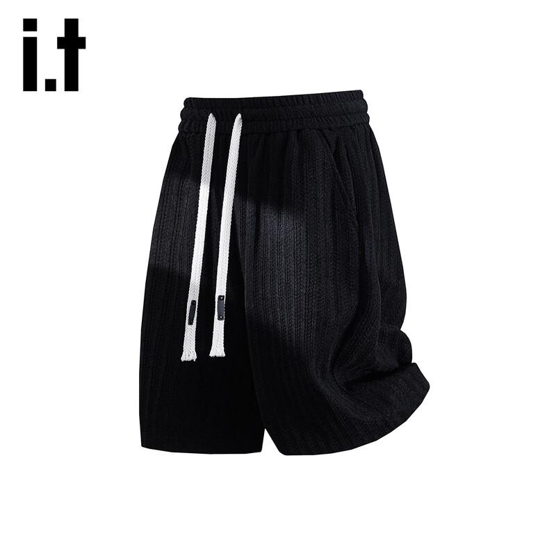 Izzueit Men's Ice Silk Quick-Dry Loose Fit Sport Shorts