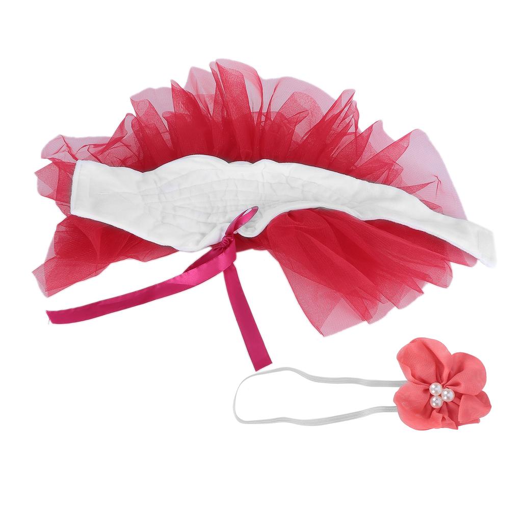 Newborn Baby Girls Photo Photography Prop Skirt Dress Headband Photography Accessories