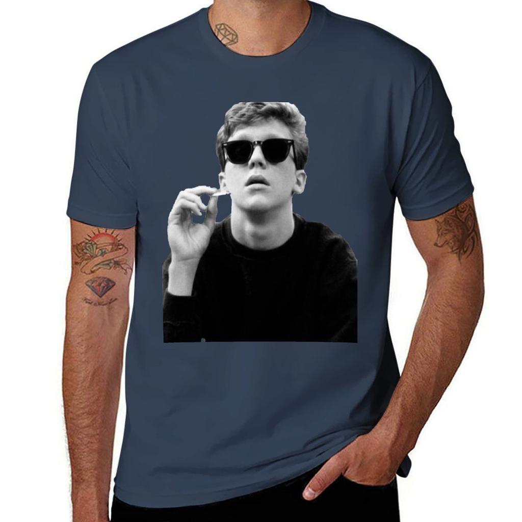 Black And White Brian Breakfast Club Tshirt Plus Size Solid Color Tshirt