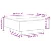 Coffee Table Artisan Oak 80 x 80 x 31 cm