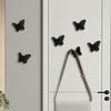 Decorative Butterfly Hooks Space Saving Butterfly Shape Wall Hooks Durable Stainless Steel Bathroom Hangers