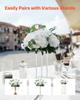 VEVOR Flower Balls Arrangement Bouquet 10 PCS, 450 Mm Diameter Artificial Flower Balls Wedding White Roses Centerpieces