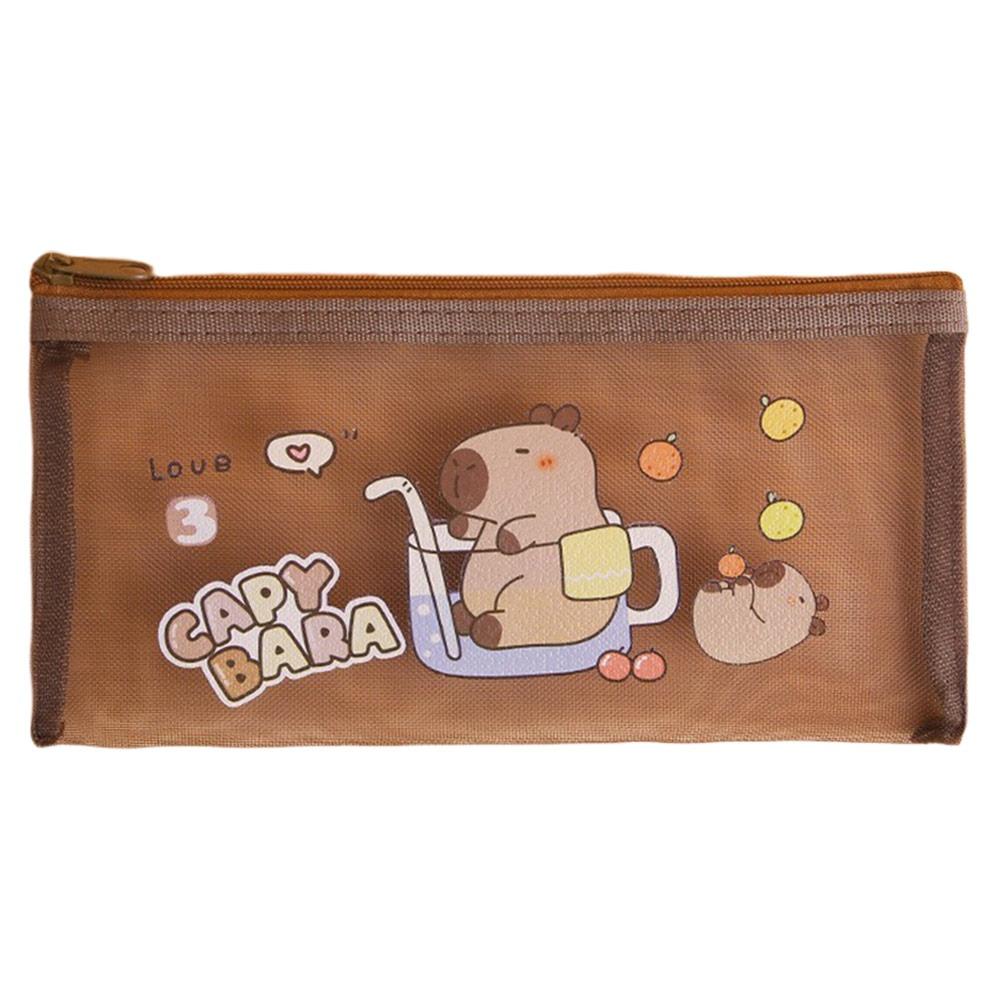 

Mesh Pen Bag Large Capacity Stationery Bag High Quality Mesh Storage Bag Students 02