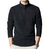 Herren Oberteile Stehkragen Halber Reißverschluss Langarm Polarfleece Sweatshirt Weich Warm Atmungsaktiv Sportoberteile