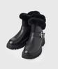 Kissa Real Shearling Leather Ankle Boots A507301