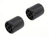 Deck Roller Set 2 Pcs M113955 for Lawn Mower Replacement 76.2mm Length 65mm Outer Diameter 17mm Shaft Diameter
