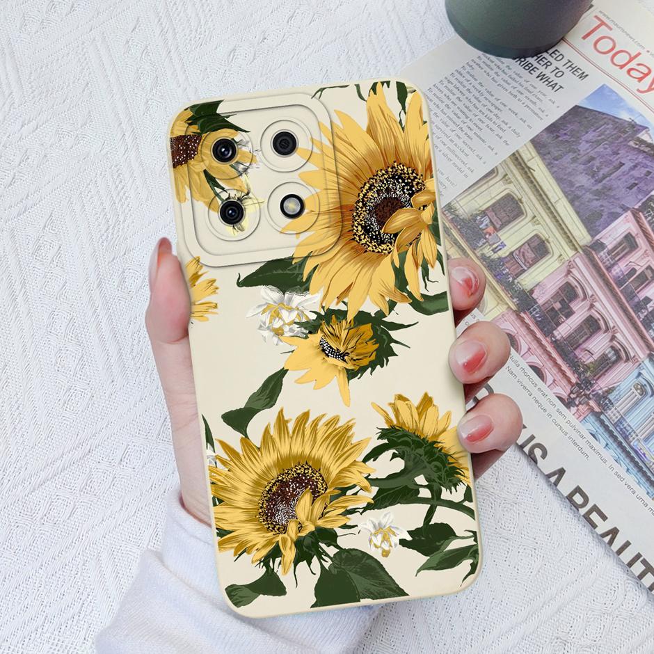 For Honor X8a X8b Cases Cute Dinosaur Leopard Print Liquid Silicone Protective Cover For Honor X8A Honor X8B 6.7 Inches Fundas