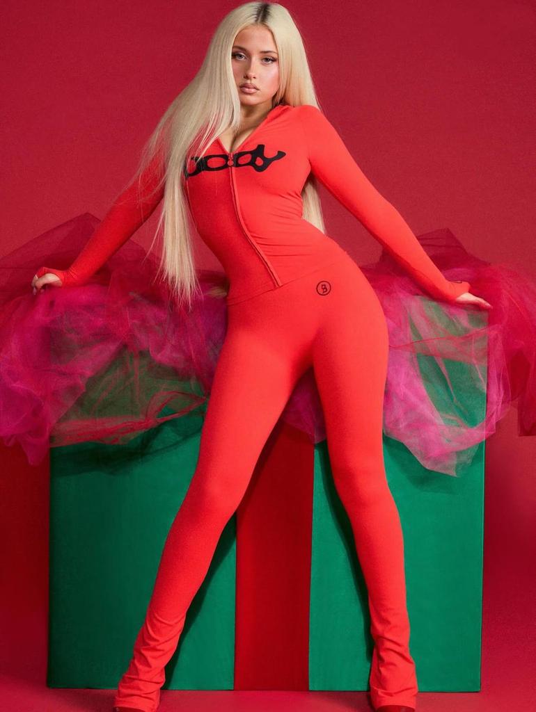 Vielseitiges Hoodie-Set mit Leopardenmuster und Skinny-Hose mit Buchstabenaufdruck