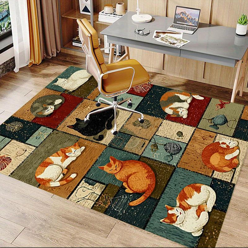 1PC cats quilt Extra Large Non-Slip Floor carpet, Office, family, bedroom, Studio Large Area Rug,Longlasting Material-J0399