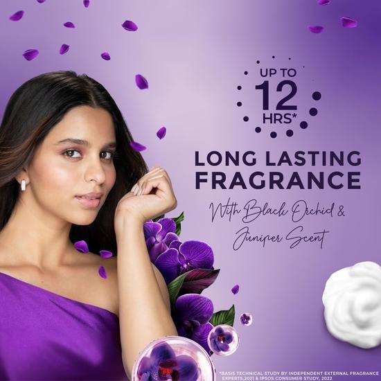 LUX, Black Orchid & Juniper Oil Bodywash, Refill Pack, 1 Ltr, for Soft and Glowing Skin, with Glycerin, Paraben Free, for Women