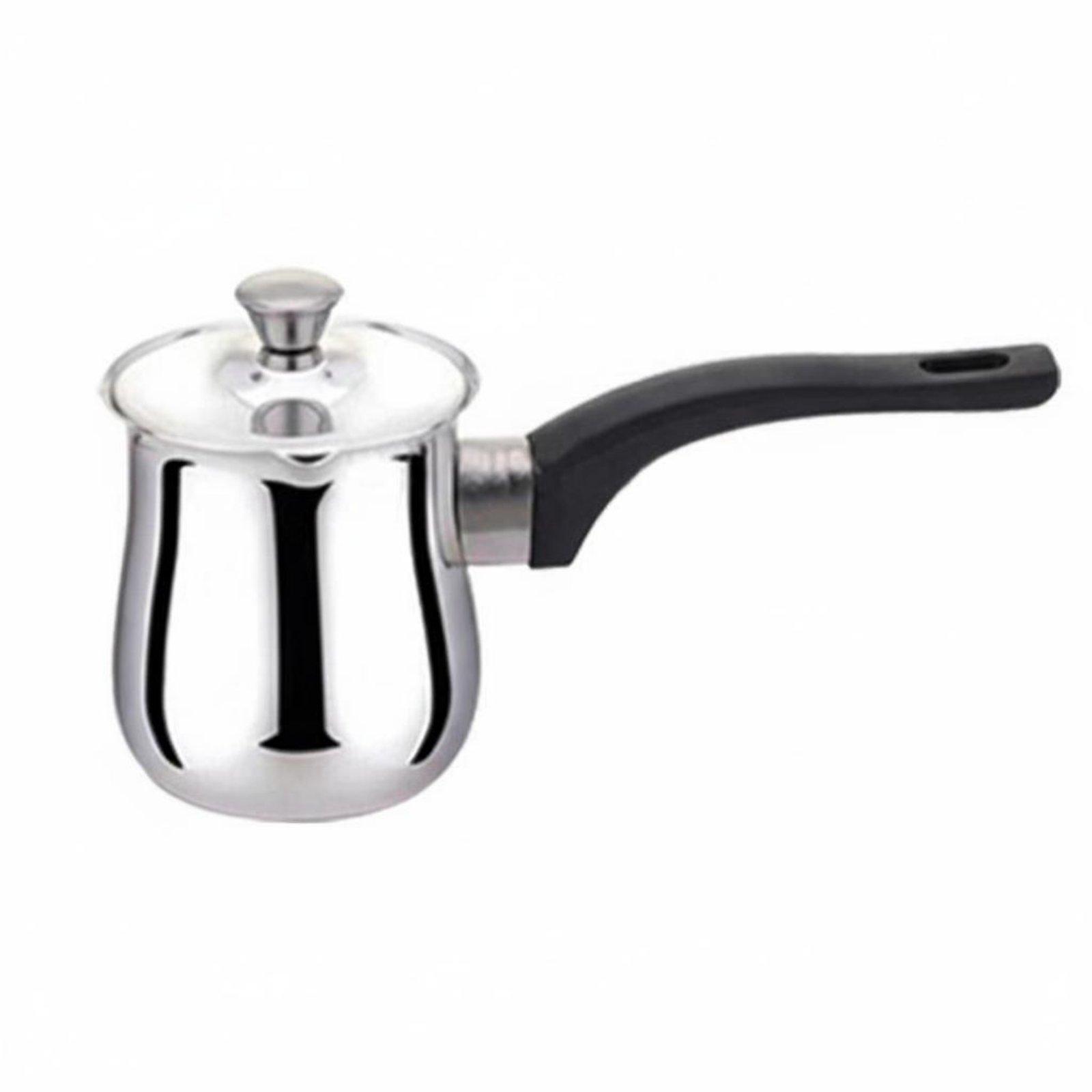 Turkish Coffee Pot Thickened Material Cezve Ibrik Pot Cezve Ibrik High-Temperature Resistant Stovetop Milk Warmer for Restaurant