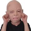 Funny Doll Halloween Costumes Full Head for Adults Latex Mask Crying Baby Mask Crying Face Mask