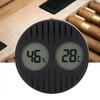 Round Hygrometer Thermometer  Celsius / Fahrenheit  Digital Display High Accuracy Cigar Box Humidor Temperature Monitor