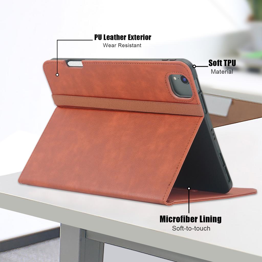 Leather Case For iPad Air 11 (2025)/(2024)/Pro 11-inch (2018)/(2020)/(2021)/(2022)/Air (2020)/(2022) Tablet Cover