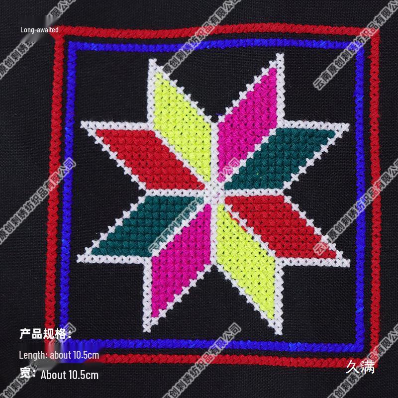 Yunnan Miao Yi Cross-Stitch Embroidered Clothing Accessories